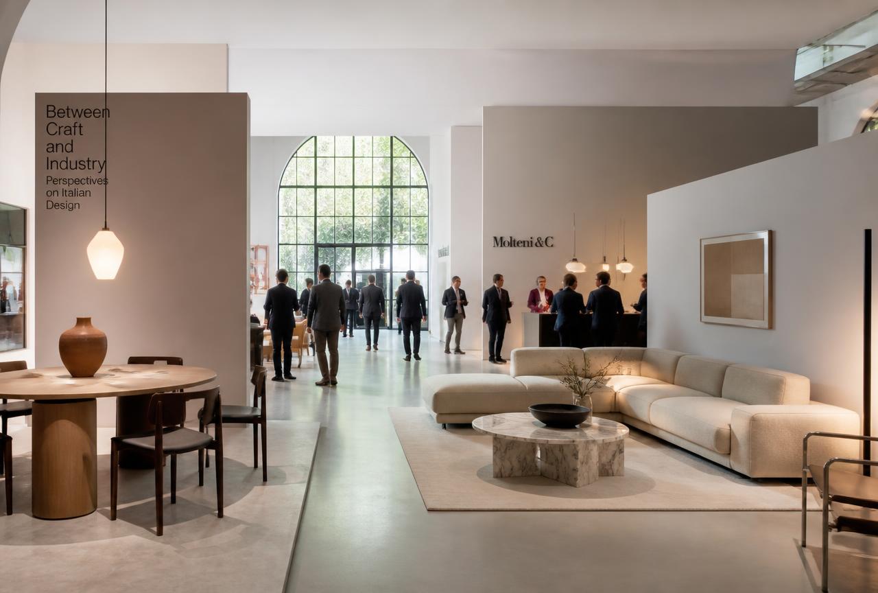 Spazio espositivo del Salone del Mobile a Milano Design Week