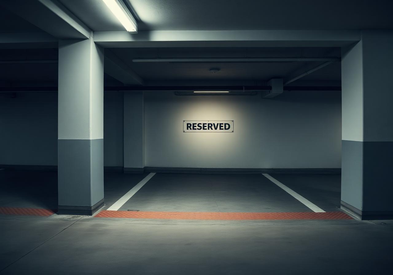 Parcheggio privato riservato in loco